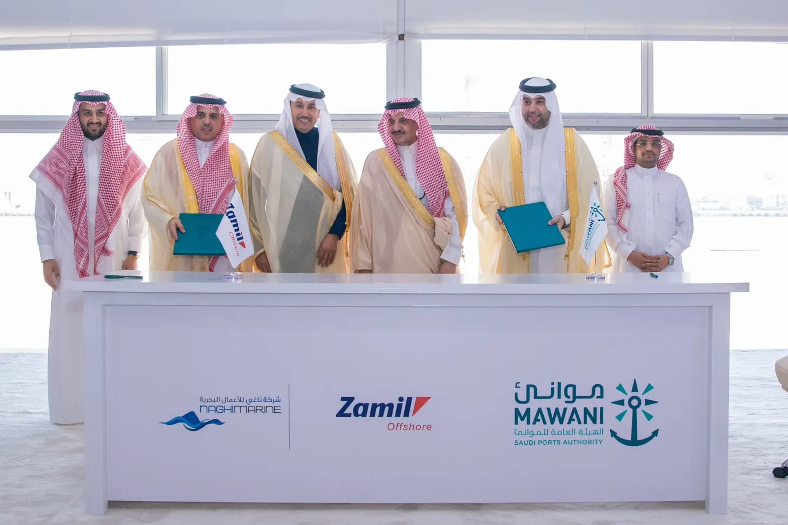 حفل توقيع عقود الخدمات البحرية ضمن برنامج التخصص 2023 في ميناء الملك عبد العزيز ( اله (4)_result